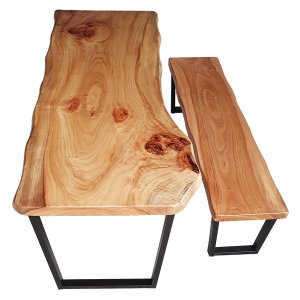 캄포나무 철재식탁&amp;의자